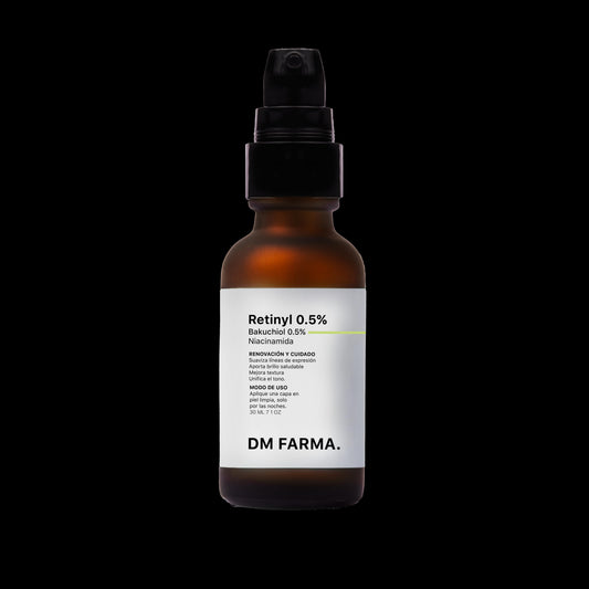 Suero Facial con Retinyl Palmitate al 0.5% y Bakuchiol al 0.5%